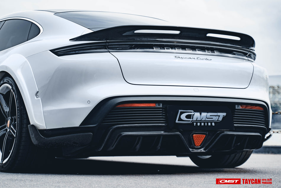 CMST Carbon Fiber Rear Spoiler for Porsche Taycan & Turbo & Turbo S