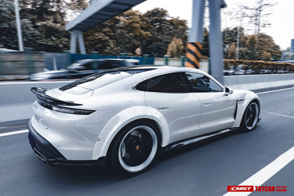 CMST Carbon Fiber Rear Spoiler for Porsche Taycan & Turbo & Turbo S