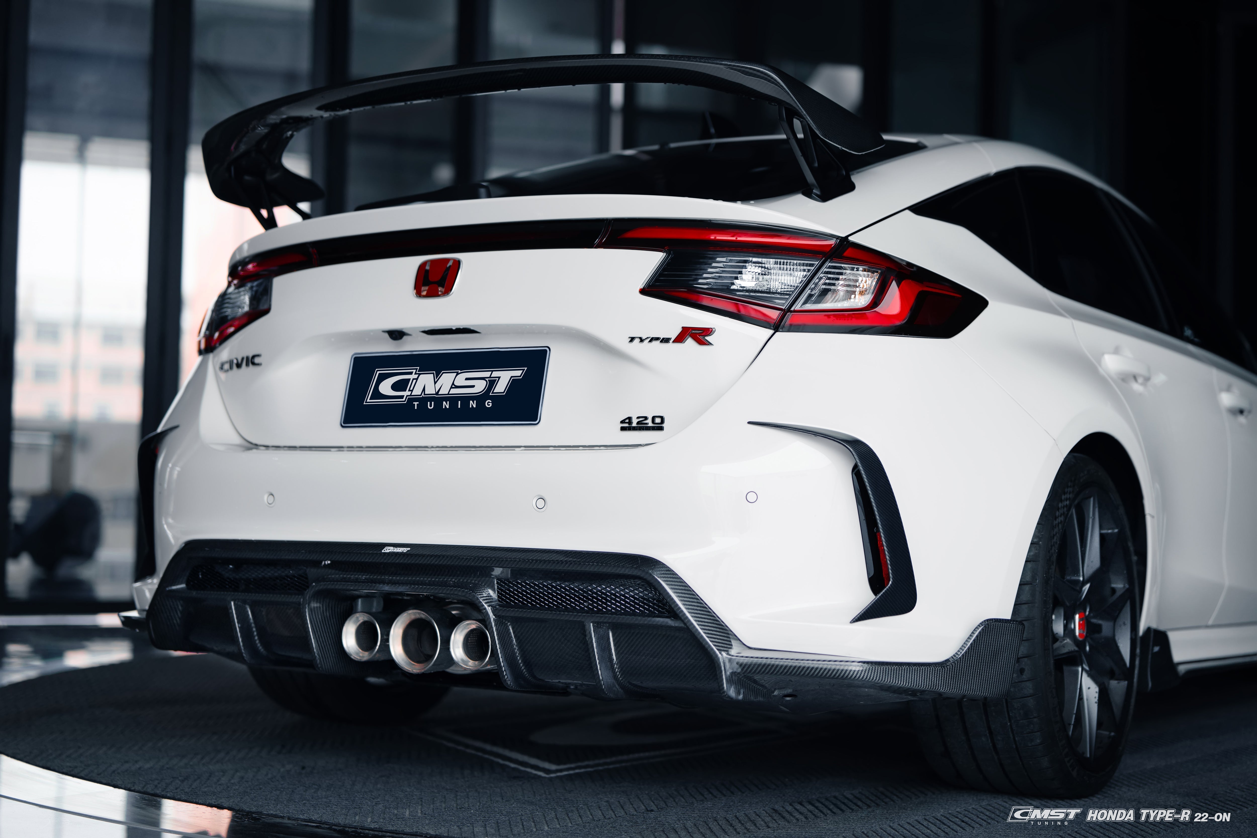 CMST Pre-preg Carbon Fiber Rear Diffuser for Honda Civic Type-R FL5 ...