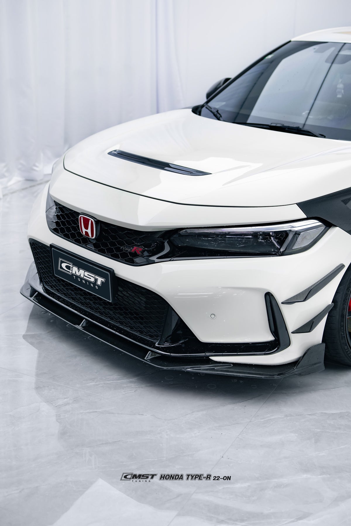 CMST Pre-preg Carbon Fiber Front Lip Splitter for Honda Civic Type-R FL5