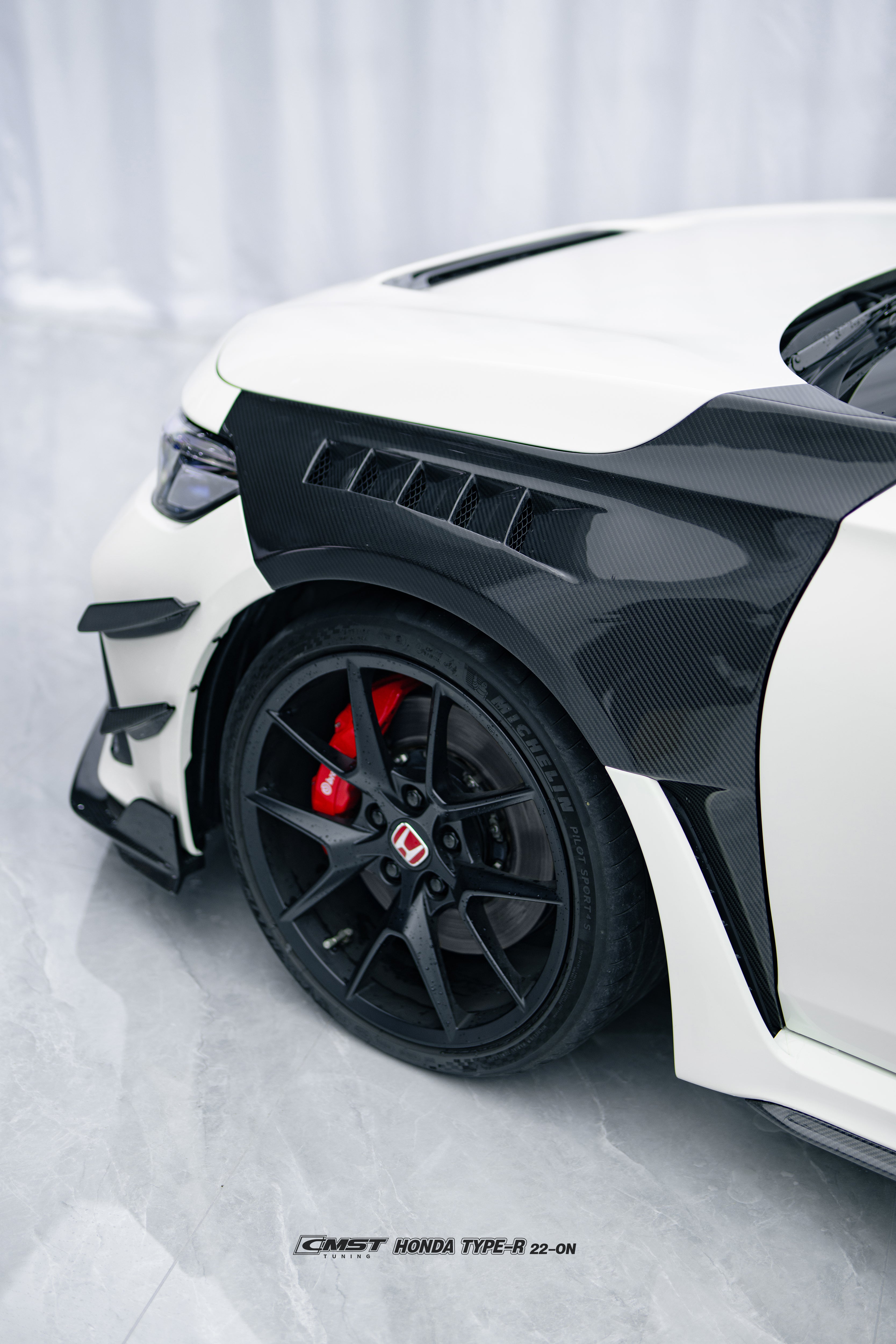 CMST Pre-preg Carbon Fiber Front Fenders for Honda Civic Type-R FL5 ...