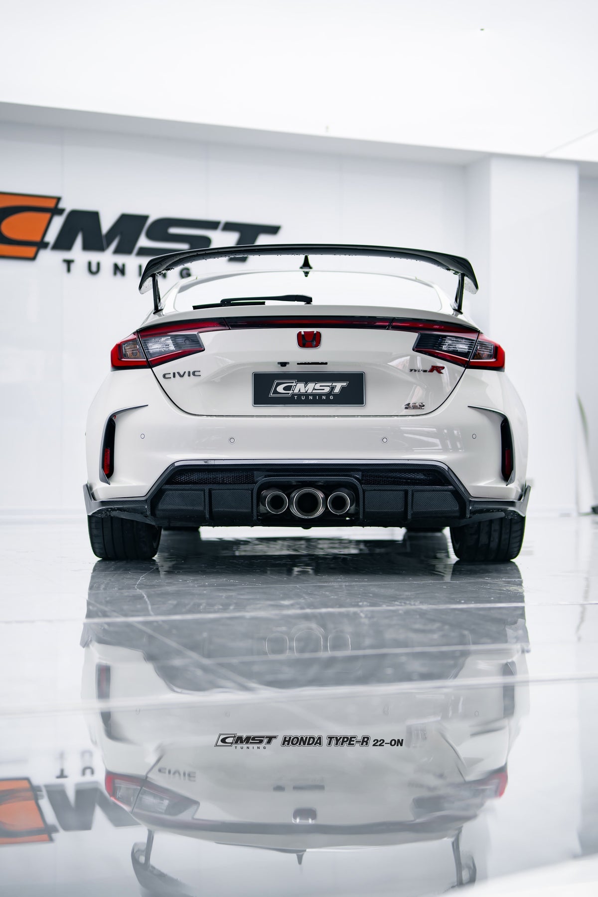 CMST Pre-preg Carbon Fiber Rear Spoiler Wing for Honda Civic Type-R FL5