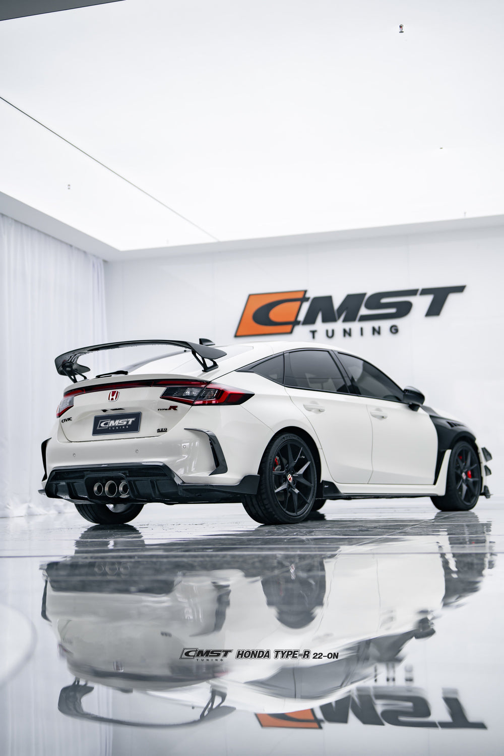 CMST Pre-preg Carbon Fiber Rear Diffuser for Honda Civic Type-R FL5