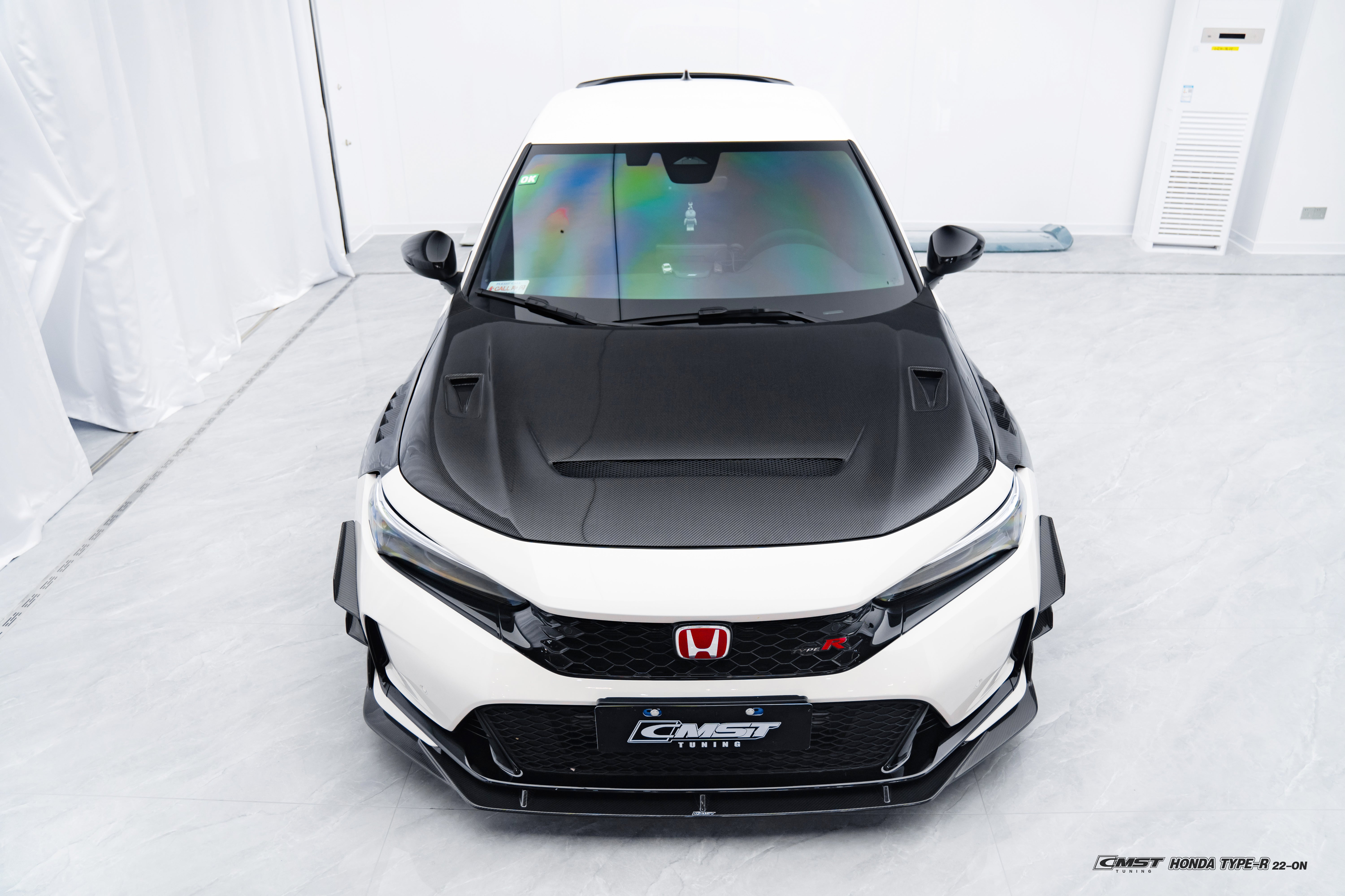 CMST Pre-preg Carbon Fiber Front Lip Splitter for Honda Civic Type-R FL5