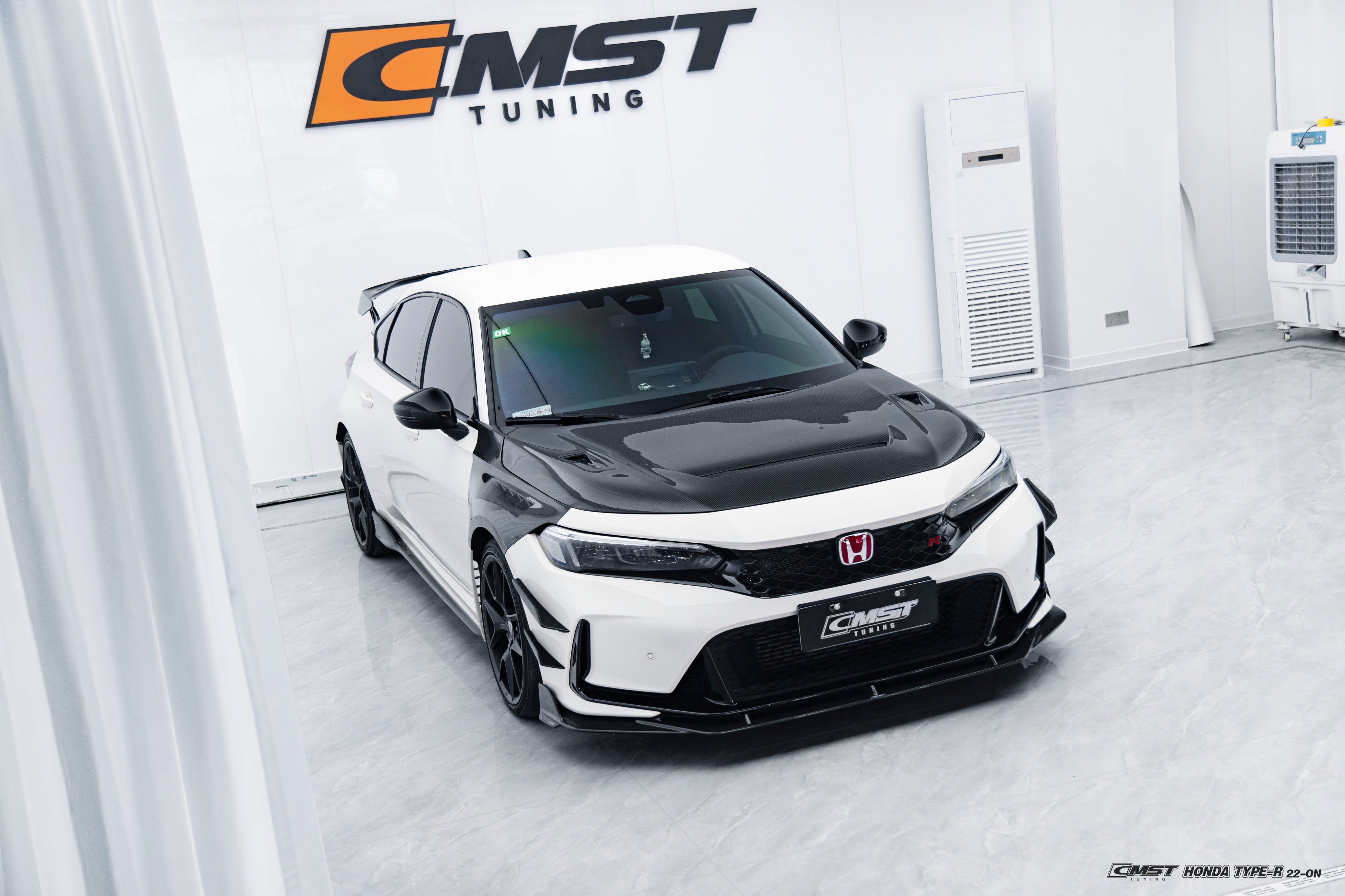 CMST Pre-preg Carbon Fiber Front Lip Splitter for Honda Civic Type-R FL5