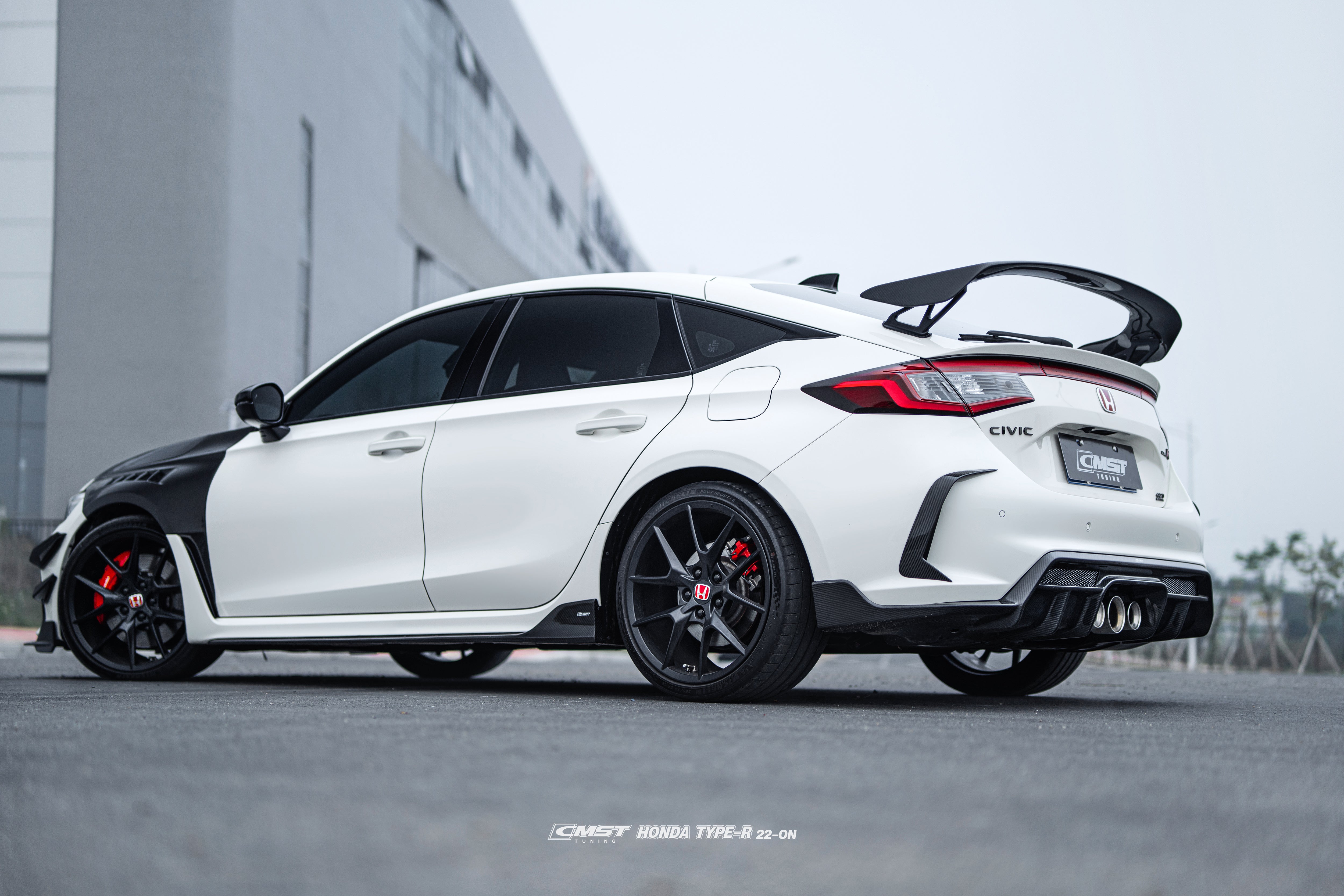 CMST Pre-preg Carbon Fiber Side Skirts for Honda Civic Type-R FL5