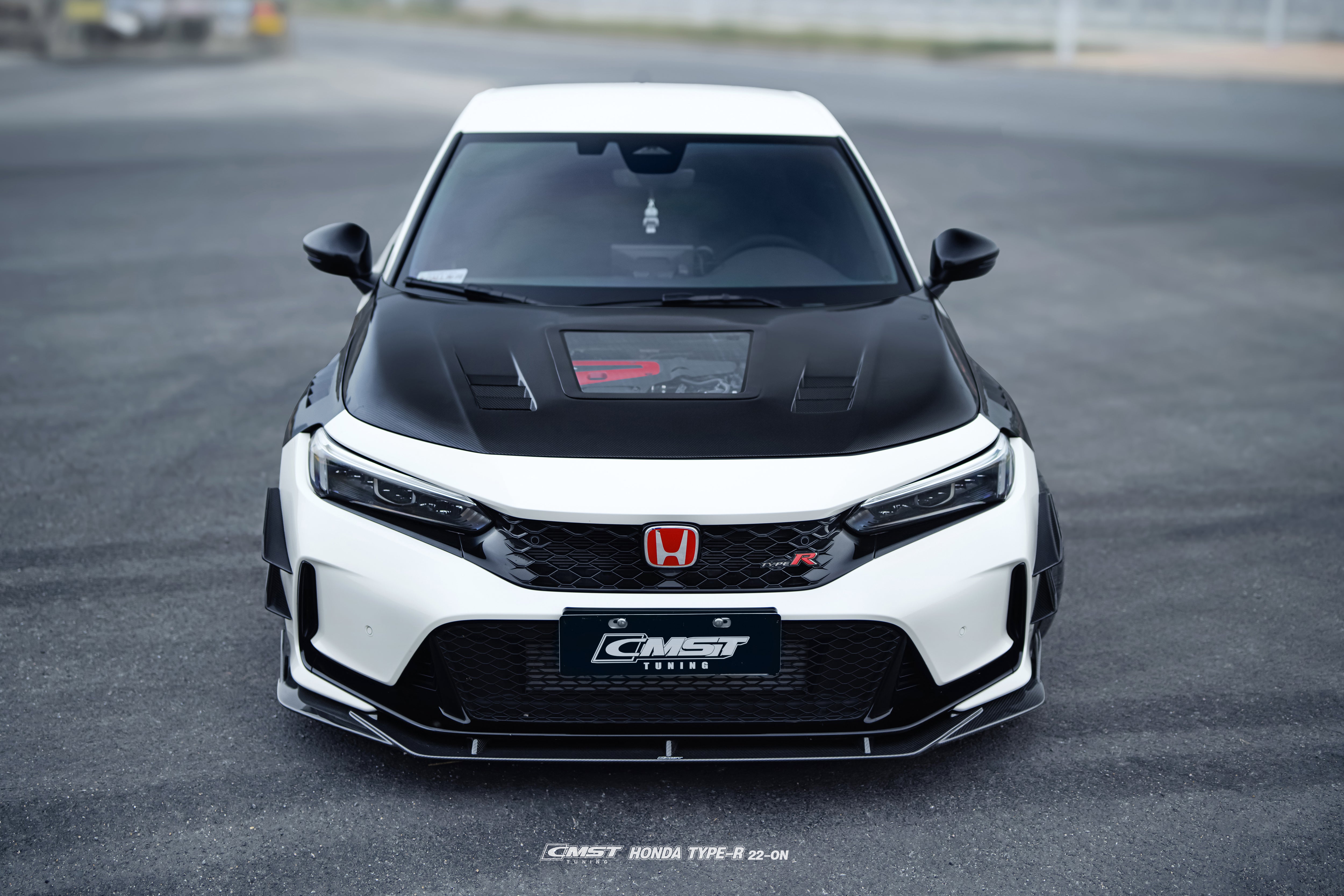 CMST Pre-preg Carbon Fiber Front Lip Splitter for Honda Civic Type-R FL5