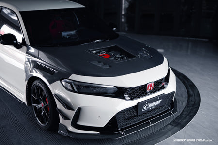 CMST Carbon Fiber Glass Transparent Hood Bonnet Ver.2 for Honda Civic Type-R FL5