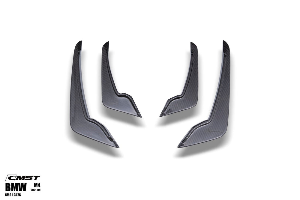 CMST Pre-preg Carbon Fiber Front Bumper Canards For BMW M3 G80 M4 G82 G83
