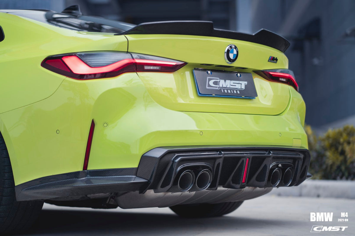 CMST Pre-preg Carbon Fiber Rear Diffuser & Canards For BMW M4 G82 G83