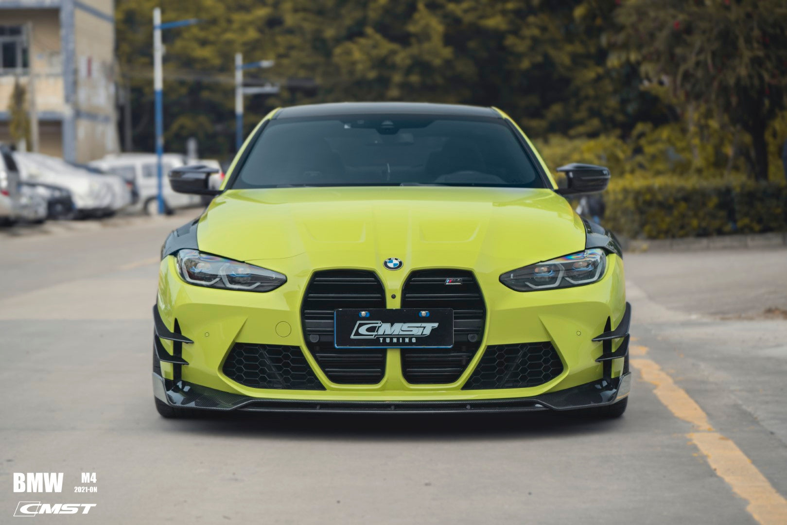 CMST Pre-preg Carbon Fiber Front Lip Splitter For BMW M3 G80 M4 G82 G83