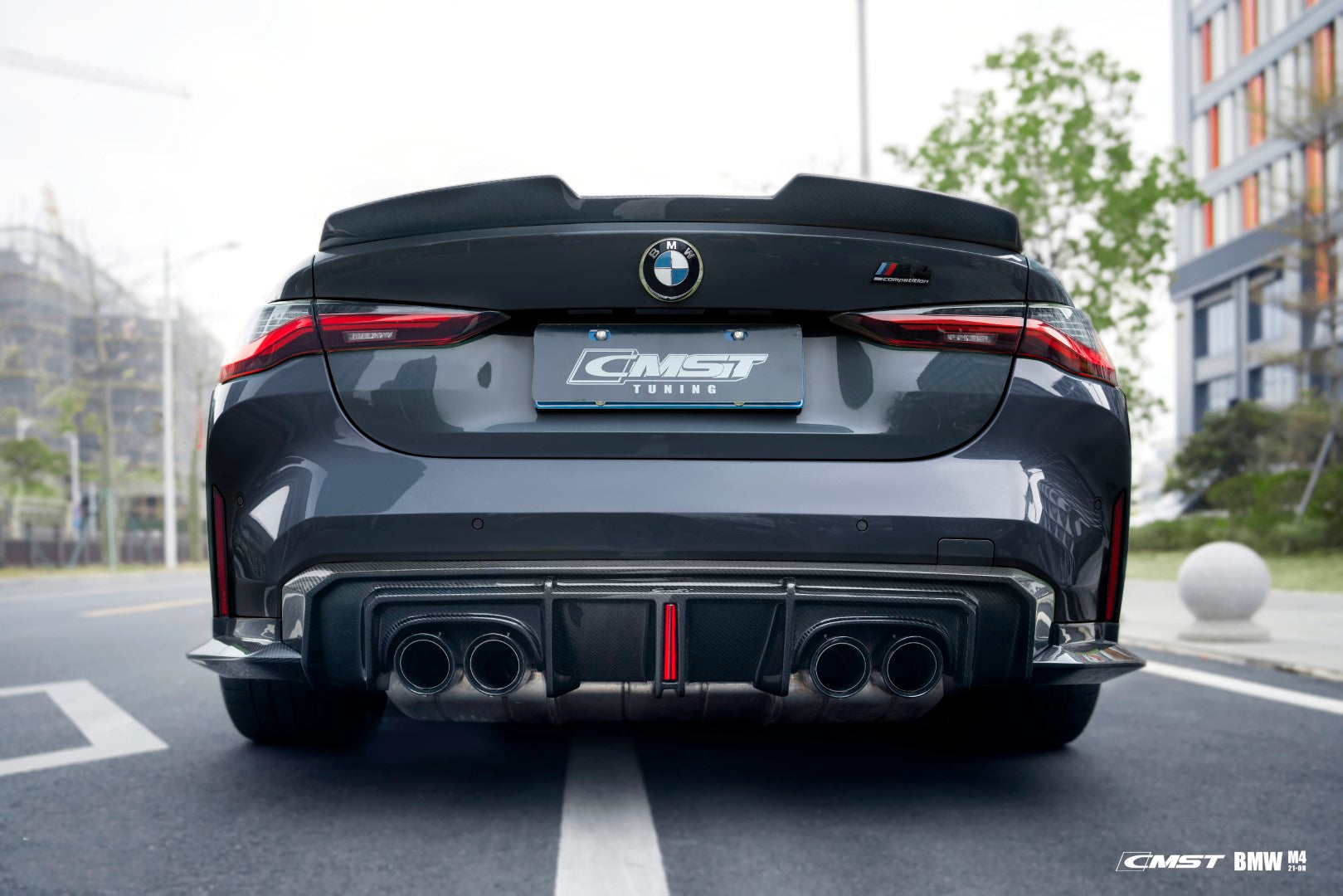 CMST Pre-preg Carbon Fiber Rear Diffuser & Canards For BMW M4 G82 G83