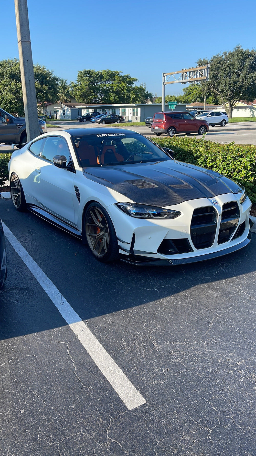 CMST Carbon Fiber Vented Hood Bonnet Ver.1 For BMW M3 G80 M4 G82 G83