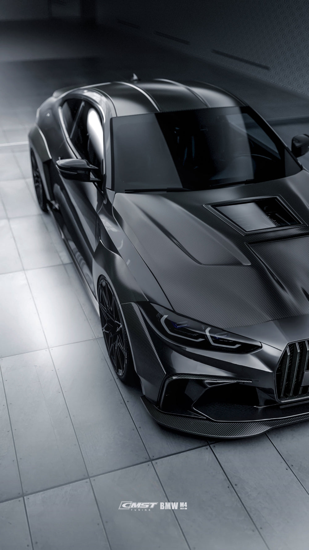 CMST Carbon Fiber Clearview Glass Hood Bonnet For BMW M3 G80 M4 G82 G83