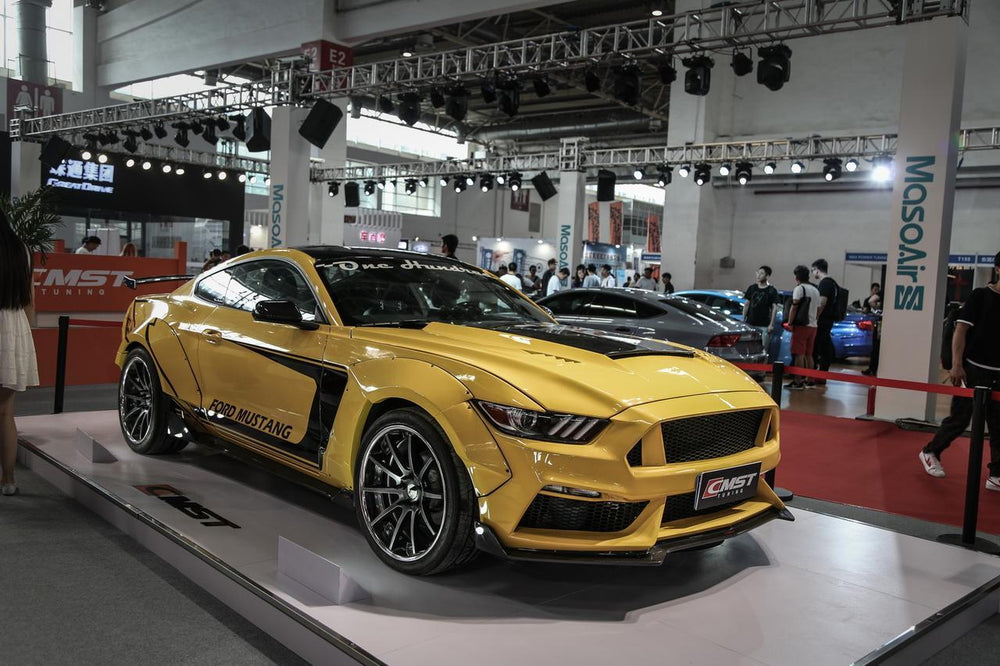 CMST Carbon Fiber Front Bumper & Front Lip for Ford Mustang S550.1 2015-2017