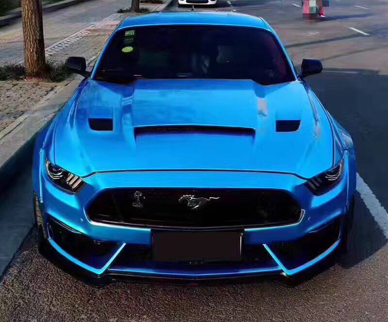 CMST Carbon Fiber Front Bumper & Front Lip for Ford Mustang S550.1 2015-2017