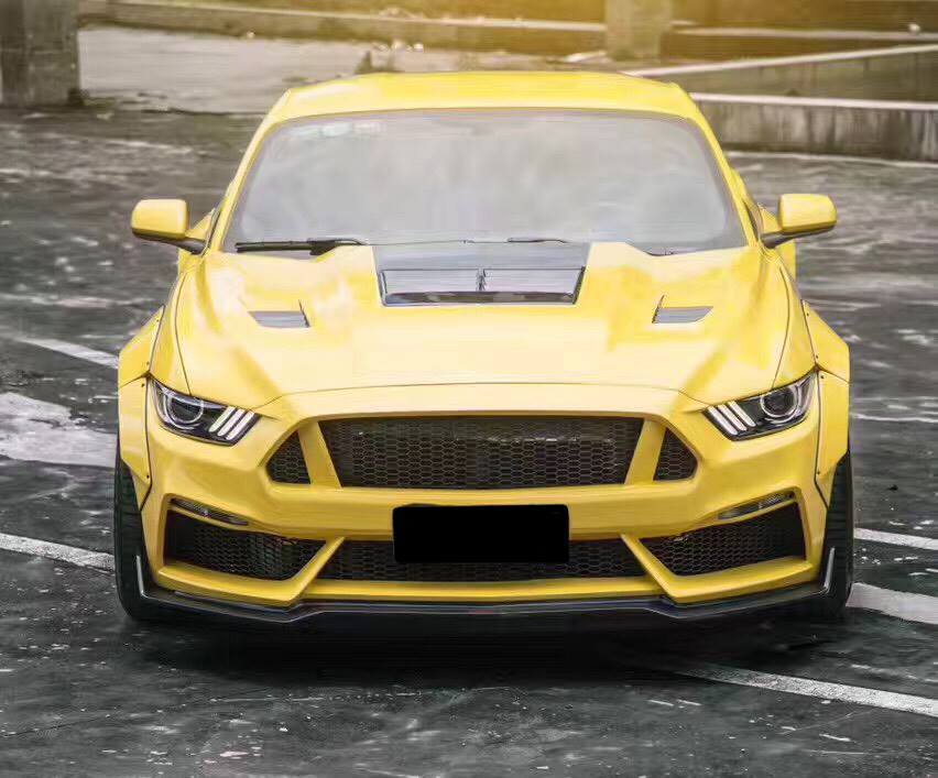 CMST Carbon Fiber Front Bumper & Front Lip for Ford Mustang S550.1 2015-2017