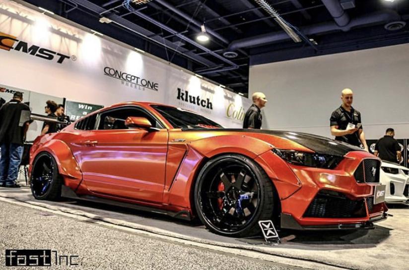 CMST Widebody Front & Rear Wheel Arches for Ford Mustang S550.1 2015- 2017