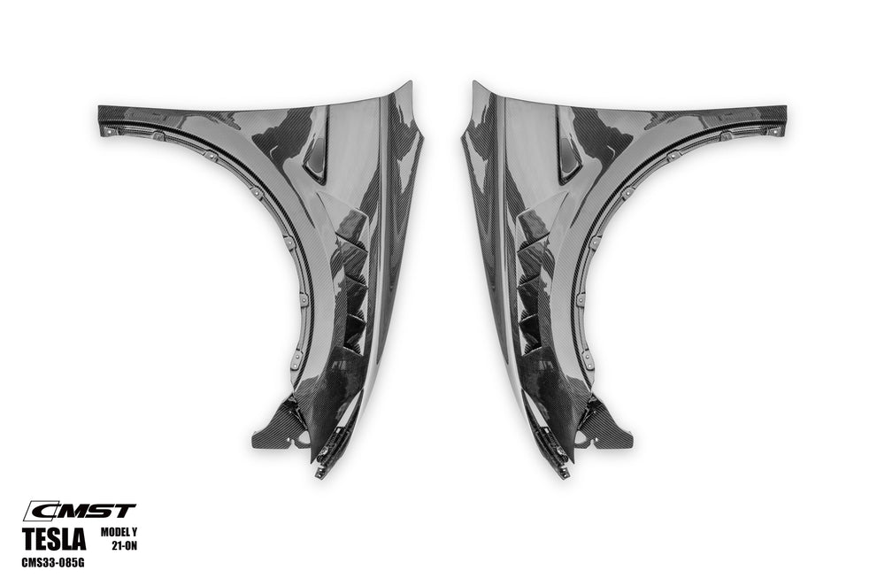 New Release!!! CMST Carbon Fiber Front Fender Replacement for Tesla Model Y