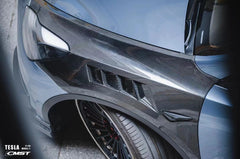 New Release!!! CMST Carbon Fiber Front Fender Replacement for Tesla Model Y