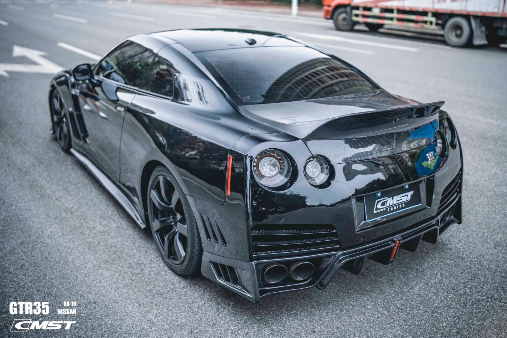 CMST Carbon Fiber Extreme Style Ducktail Trunk Lid for GT-R GTR R35 2008-2022