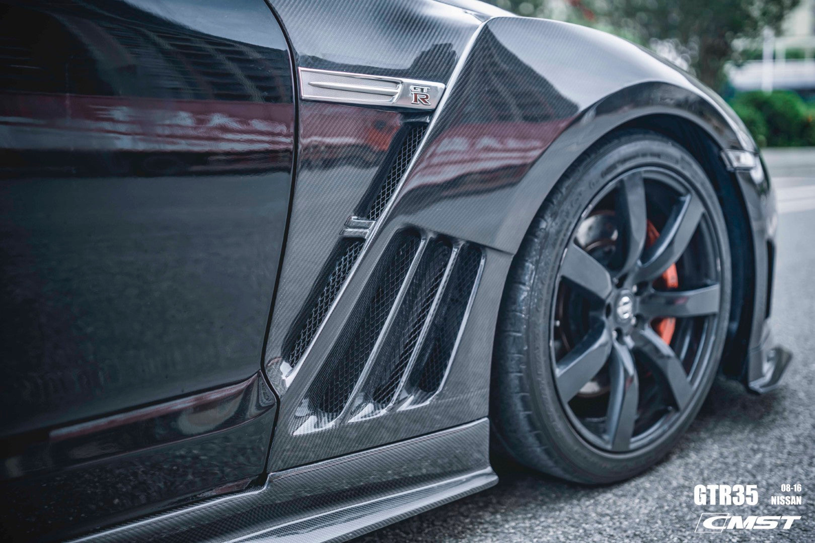 CMST Pre-preg Carbon Fiber Front Fenders for Nissan GTR GT-R R35 2008-2022 (Pair)