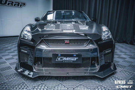 CMST Stage 2 Front Bumper & Front Lip for Nissan GTR GT-R R35 2008-2016 Facelift Conversion Kit