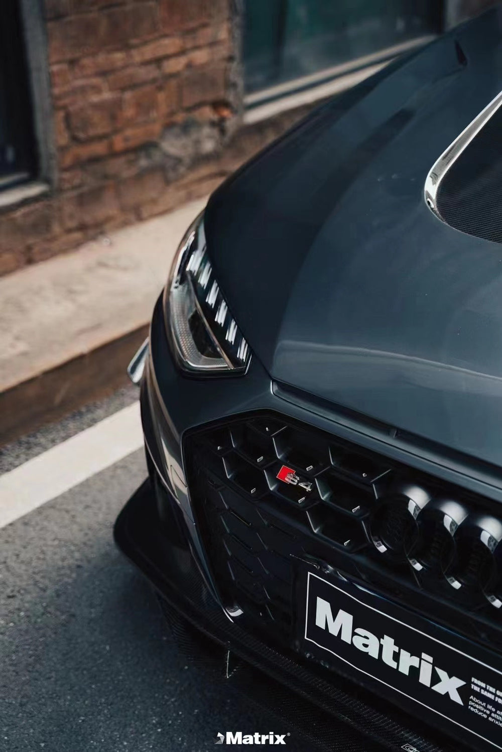 CMST Carbon Fiber Front Lip Splitter for Audi S4 & A4 S-line 2020-ON B9.5