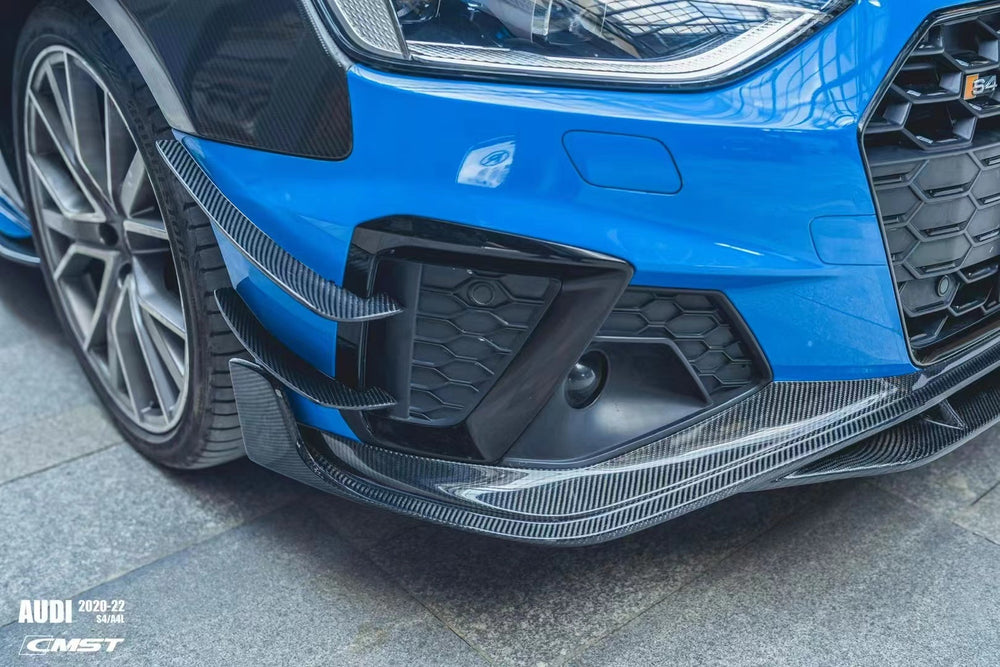 CMST Carbon Fiber Front Lip Splitter for Audi S4 & A4 S-line 2020-ON B9.5