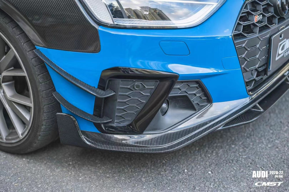CMST Carbon Fiber Front Lip Splitter for Audi S4 & A4 S-line 2020-ON B9.5