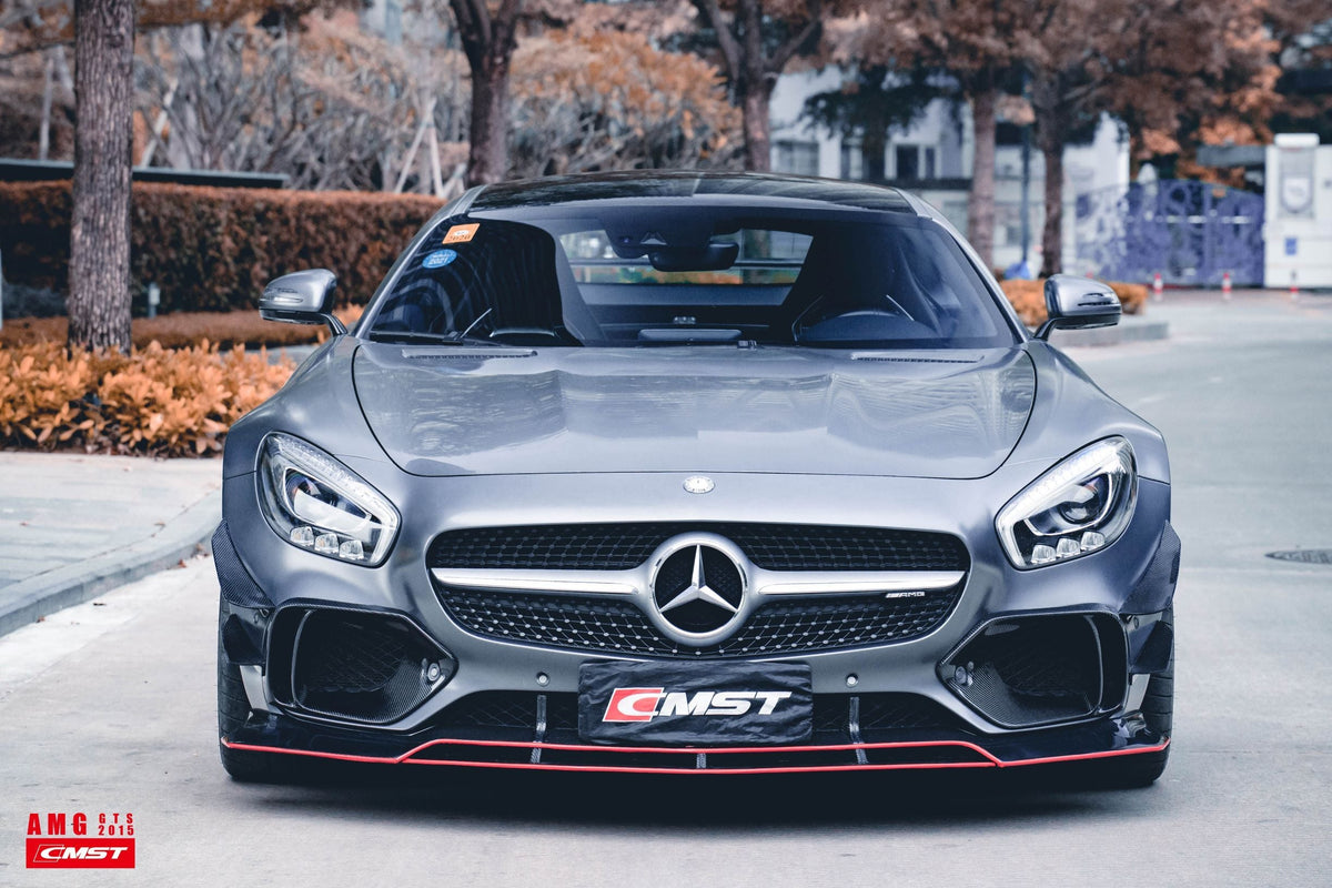 CMST Carbon Fiber Front Lip for Mercedes Benz C190 AMG GT GTS 2015-2017