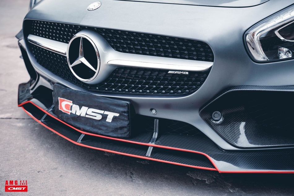CMST Carbon Fiber Front Lip for Mercedes Benz C190 AMG GT GTS 2015-2017
