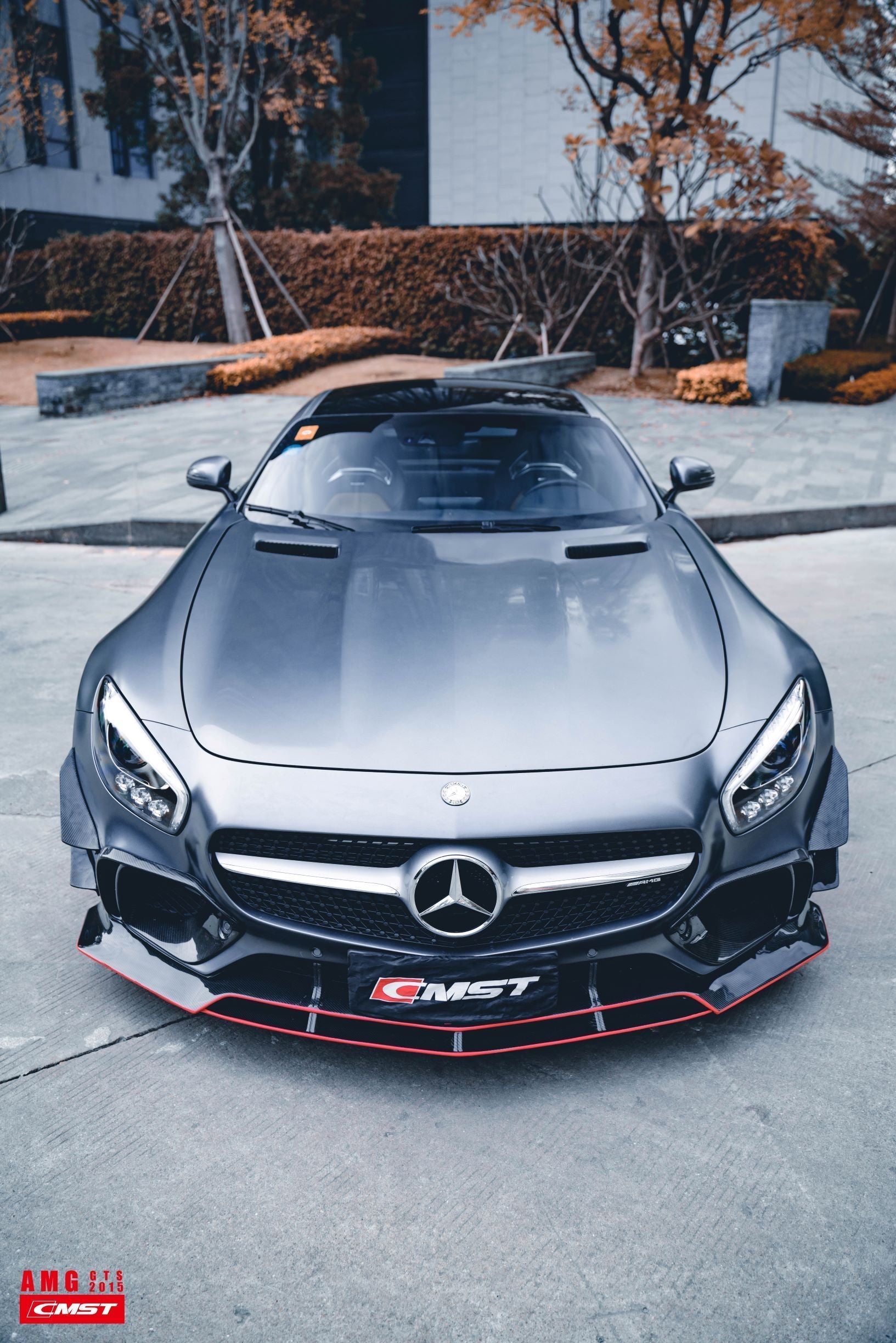 CMST Carbon Fiber Front Lip for Mercedes Benz C190 AMG GT GTS 2015-2017