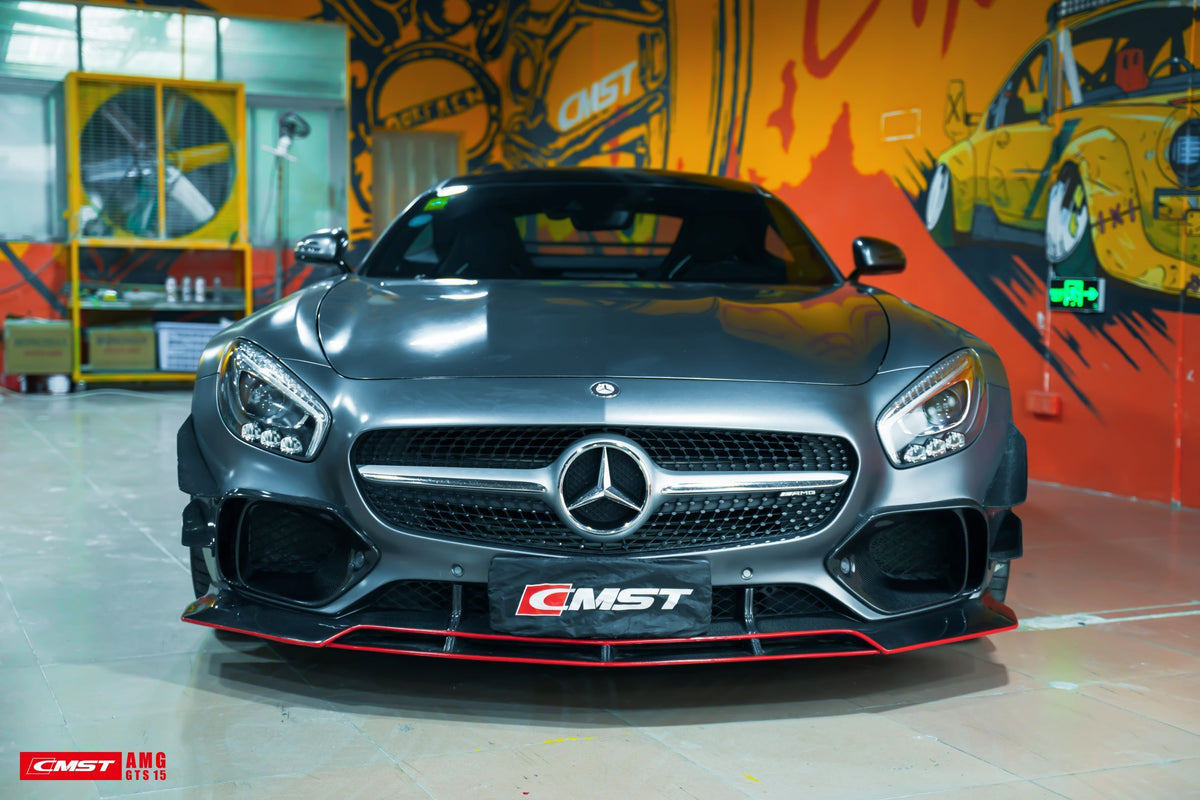 CMST Carbon Fiber Front Lip for Mercedes Benz C190 AMG GT GTS 2015-2017