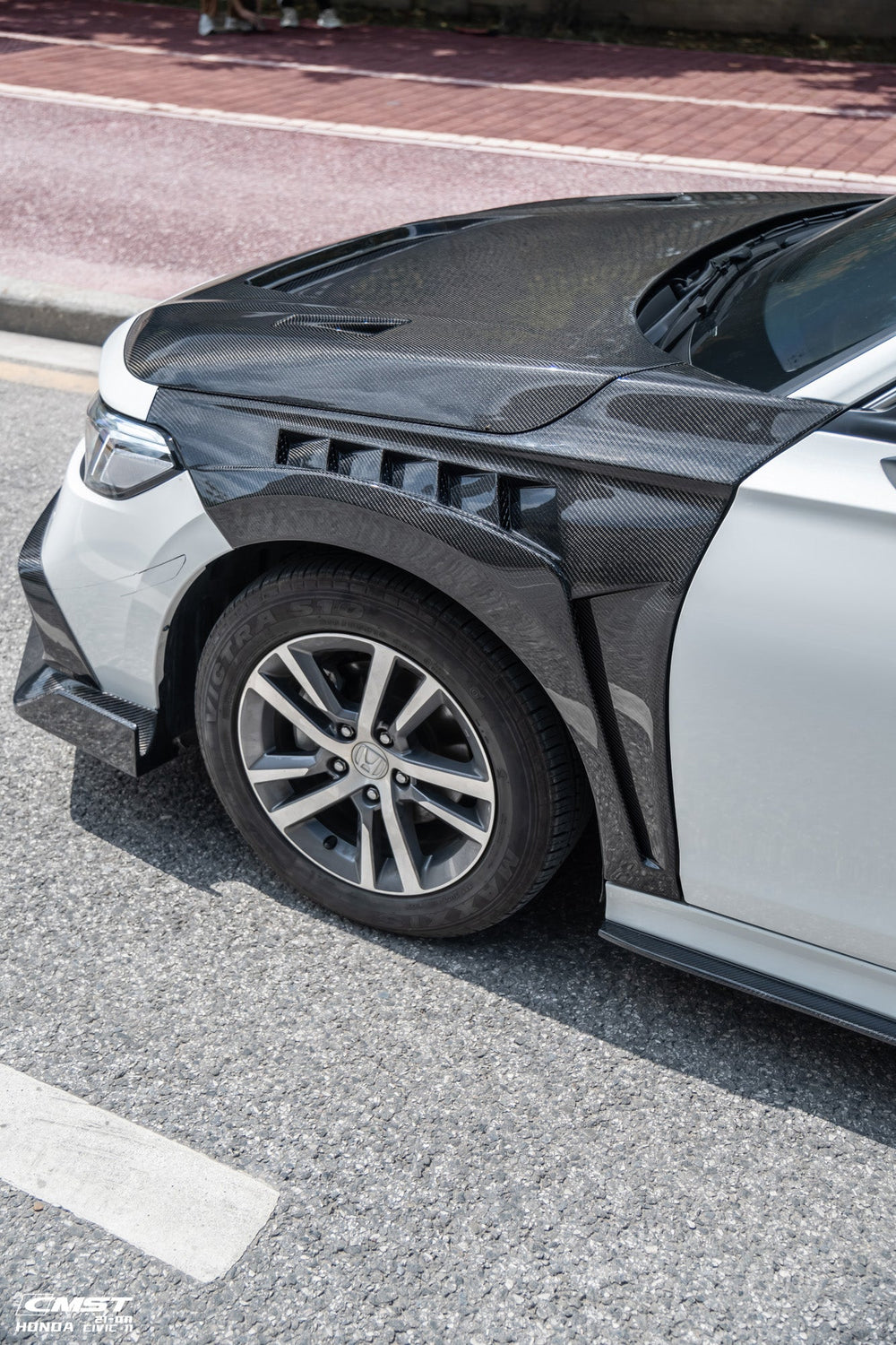 CMST Carbon Fiber Front Fenders for Honda Civic 11th Gen Sedan