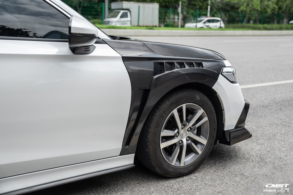 CMST Carbon Fiber Front Fenders for Honda Civic 11th Gen Sedan