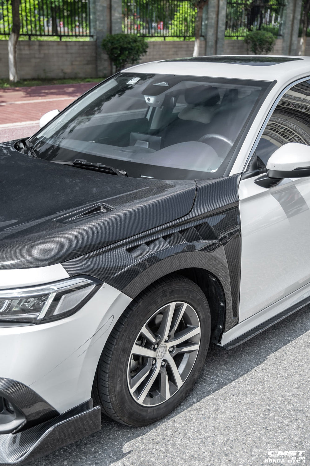 CMST Carbon Fiber Front Fenders for Honda Civic 11th Gen Sedan