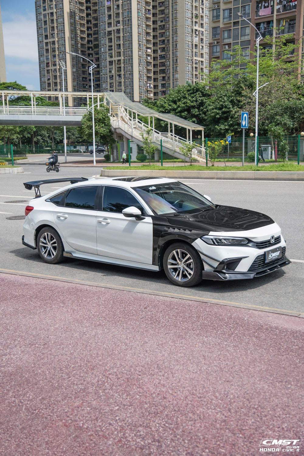 CMST Carbon Fiber Front Fenders for Honda Civic 11th Gen Sedan