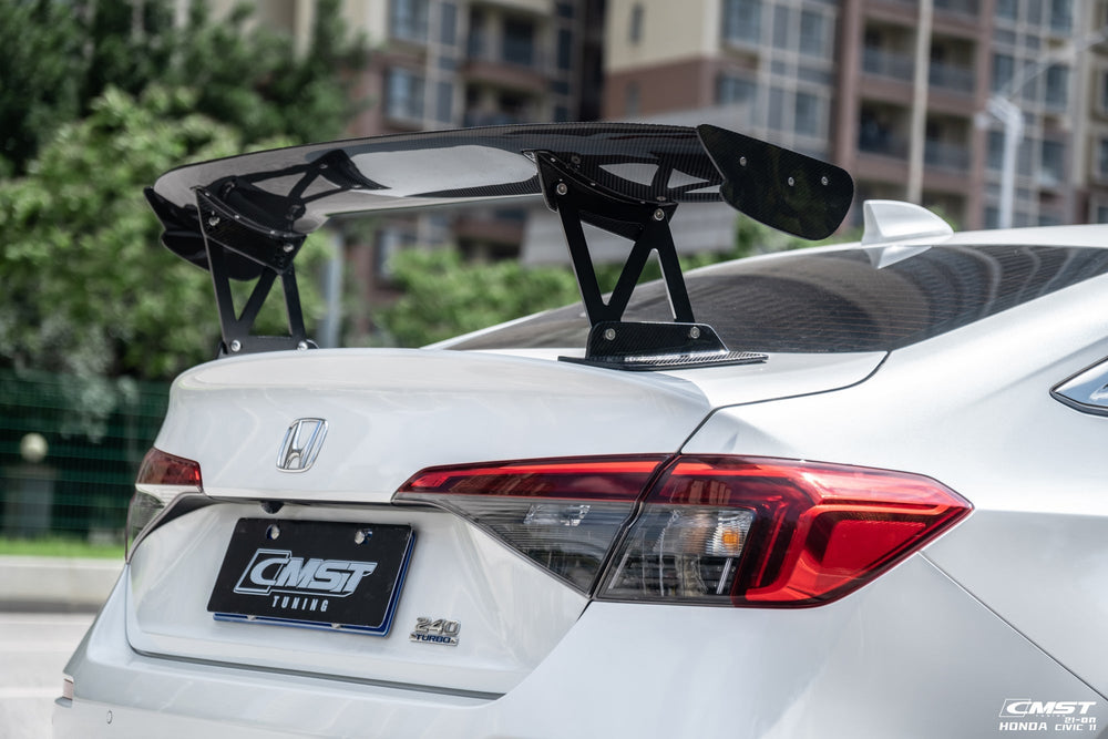 CMST Carbon Fiber Rear Spoiler Wing for Honda Civic 11th Gen Sedan