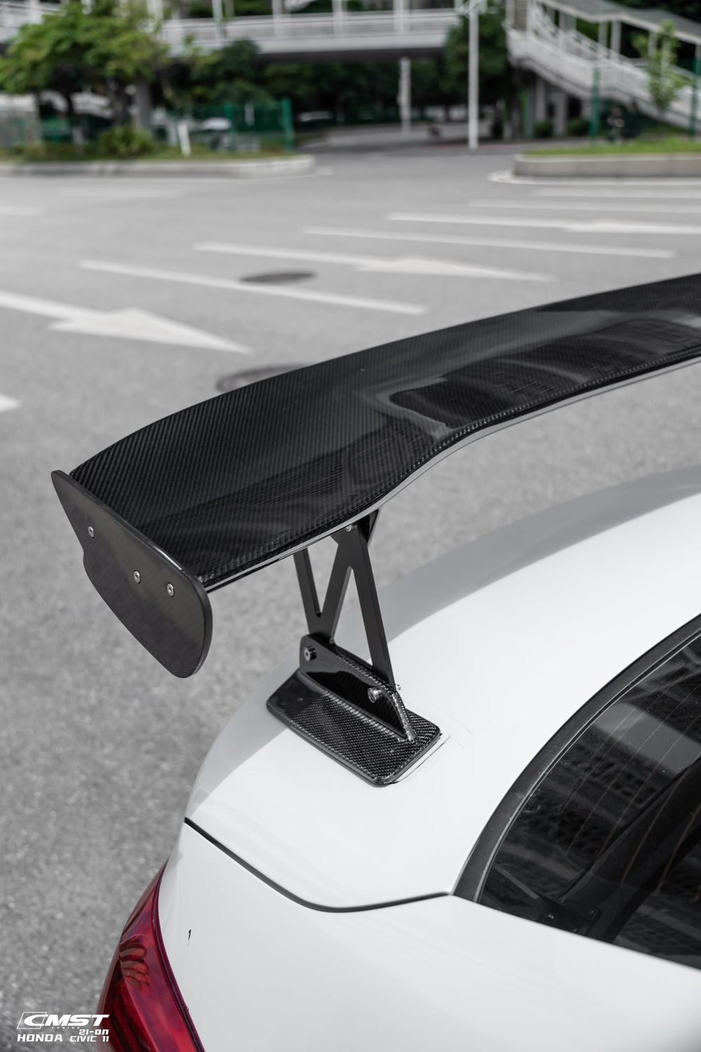 CMST Carbon Fiber Rear Spoiler Wing for Honda Civic 11th Gen Sedan