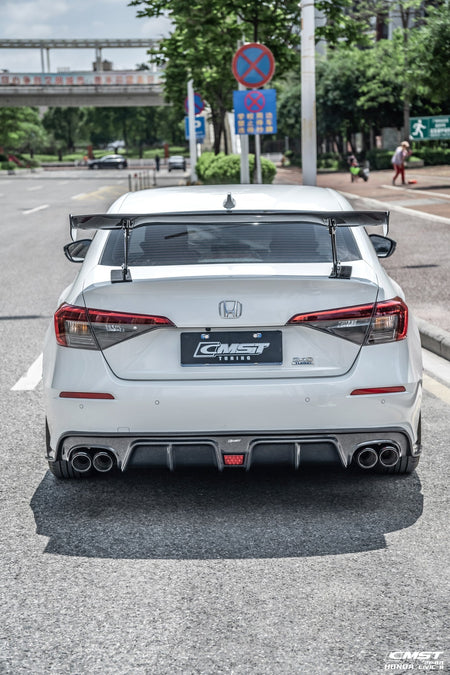 CMST Carbon Fiber Rear Diffuser for Honda Civic 11th Gen Sedan