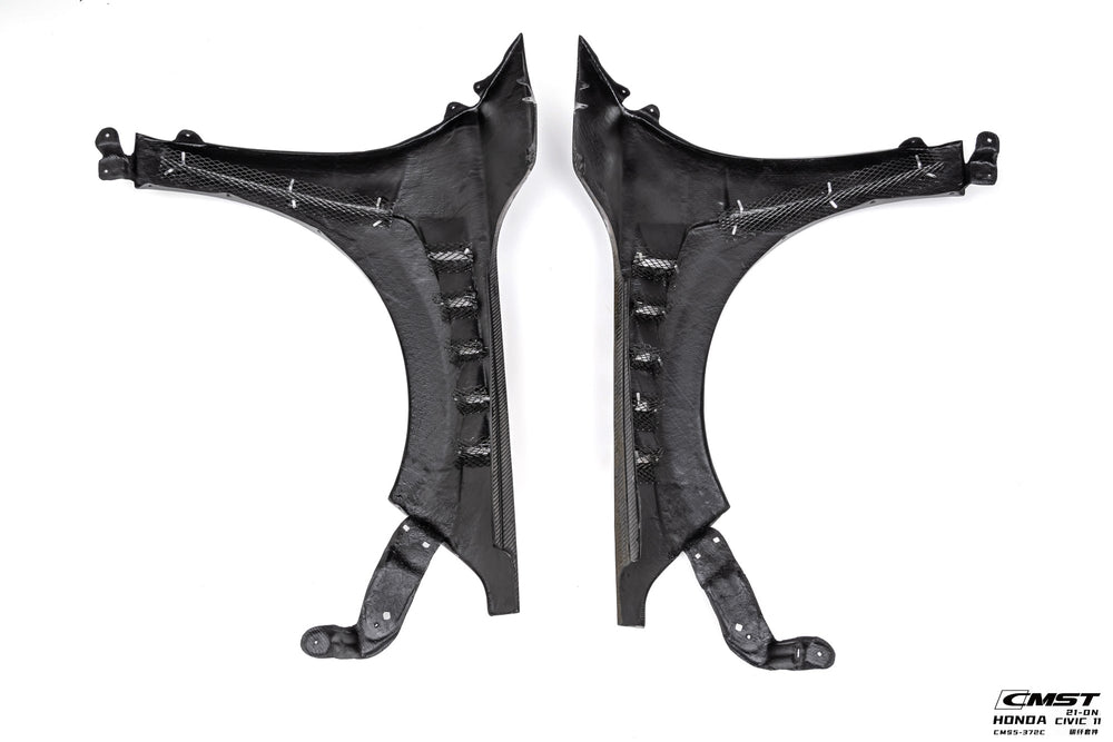 CMST Carbon Fiber Front Fenders for Honda Civic 11th Gen Sedan