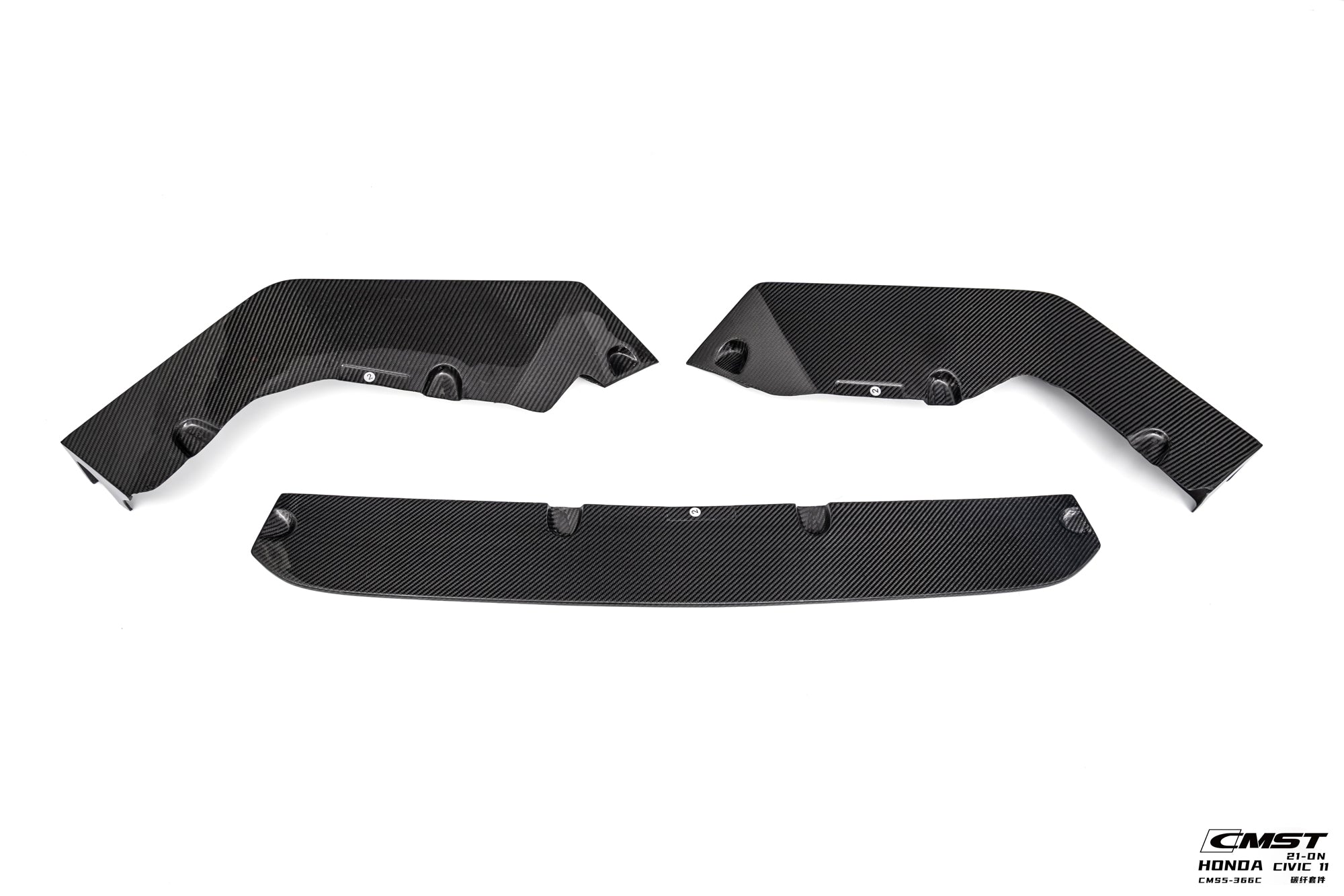 CMST Carbon Fiber Front Splitter for Honda Civic 11th Gen Sedan