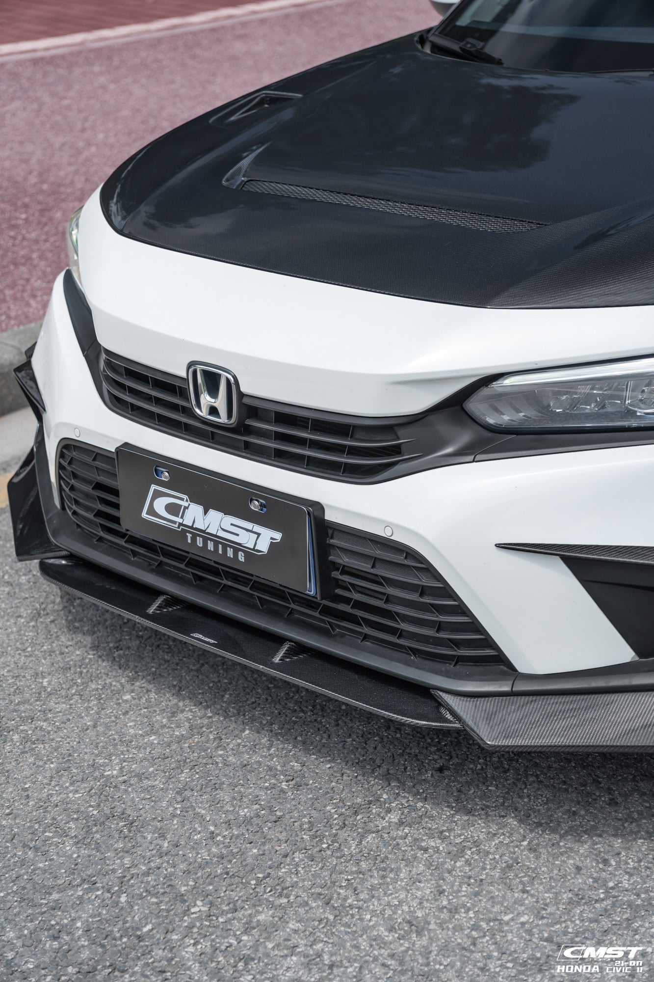 CMST Carbon Fiber Front Splitter for Honda Civic 11th Gen Sedan