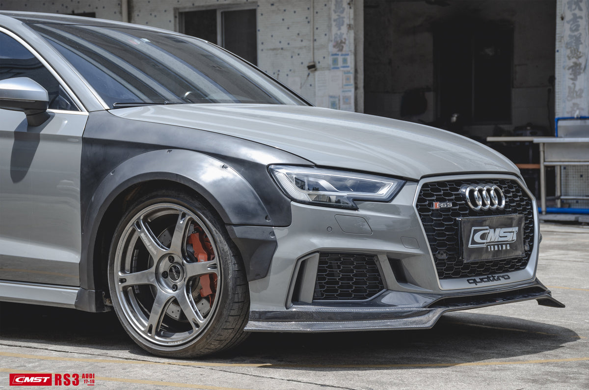New Release!! CMST Carbon Fiber Widebody Fender Arches ( 12 Pcs ) for Audi RS3 2014-ON