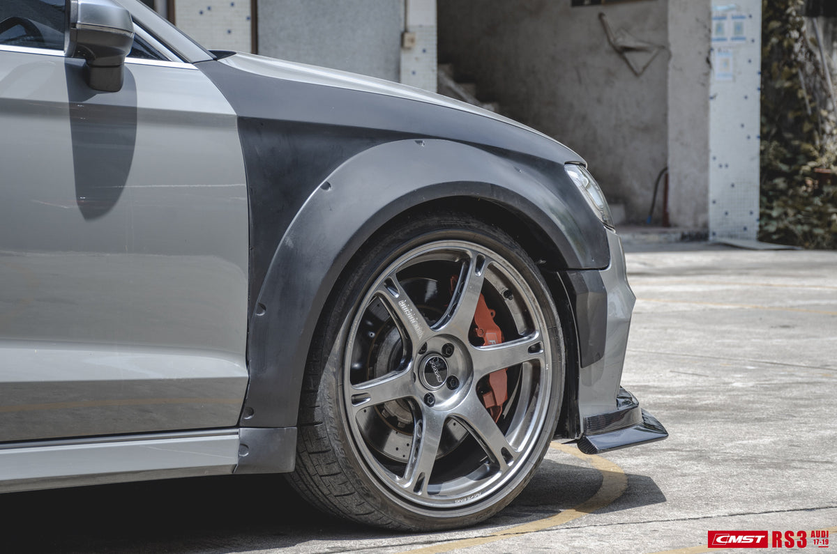 New Release!! CMST Carbon Fiber Widebody Fender Arches ( 12 Pcs ) for Audi RS3 2014-ON