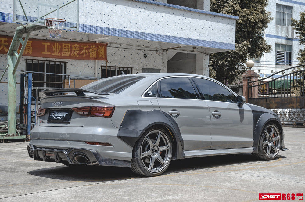 New Release!! CMST Carbon Fiber Widebody Fender Arches ( 12 Pcs ) for Audi RS3 2014-ON