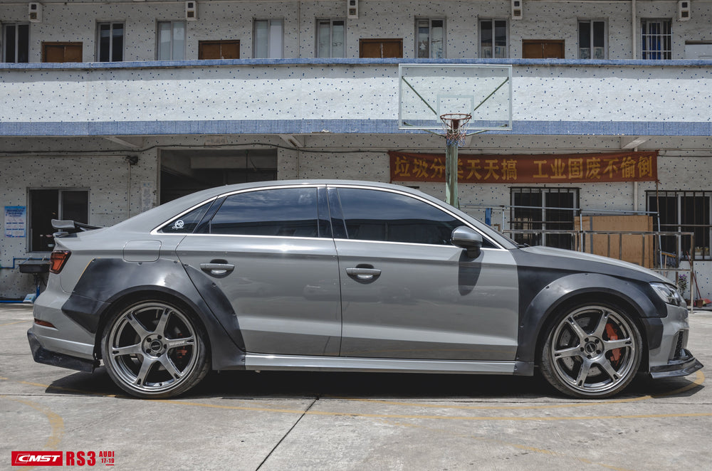 New Release!! CMST Carbon Fiber Widebody Fender Arches ( 12 Pcs ) for Audi RS3 2014-ON