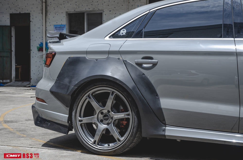 New Release!! CMST Carbon Fiber Widebody Fender Arches ( 12 Pcs ) for Audi RS3 2014-ON