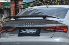 CMST Carbon Fiber Rear Spoiler Wing ver.3 for Audi RS3 2018-2020 & S3 & A3 S Line & A3 2014-2020